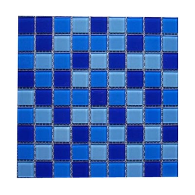 Gạch mosaic màu xanh đậm 25x25x4mm